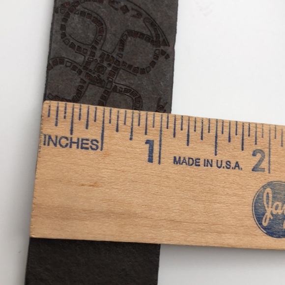 Be Prepared Genuine Leather Brown Belt Made in Italy. Conversation piece - Picture 12 of 15